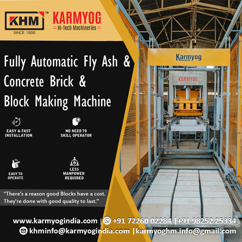 India's best fly ash brick making machine